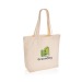 Sac shopping en toile 240g/m² recyclée non teinté Aware™, Sac shopping durable publicidad