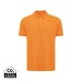 Polo en coton piqué et recyclé Iqoniq Yosemite, Polo en coton bio publicidad