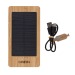 Batería de reserva solar de bambú Sunwick de 10.000 mAh regalo de empresa