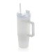 Taza de 900 ml con asa de plástico reciclado RCS regalo de empresa