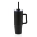 Taza de 900 ml con asa de plástico reciclado RCS, Taza isotérmica publicidad