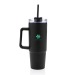 Taza de 900 ml con asa de plástico reciclado RCS, Taza isotérmica publicidad
