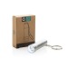 Porte-clés torche en aluminium recyclé RCS Flash, porte-clés lampe publicidad