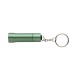 Porte-clés torche en aluminium recyclé RCS Flash, porte-clés lampe publicidad