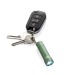 Porte-clés torche en aluminium recyclé RCS Flash, porte-clés lampe publicidad
