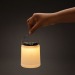 Lampe de table rechargeable en plastique recyclé RCS Limio, randonnée publicidad