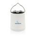 Lampe de table rechargeable en plastique recyclé RCS Limio, randonnée publicidad