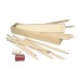 Plumier en bois avec crayons de couleur, Crayon de couleur publicidad