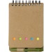 Carnet à spirale en carton contenant 60 feuillets lignés, carnet à spirales publicidad