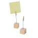 Porte-clips en bois Malia, porte-photo publicidad
