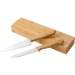 Ensemble de 2 couteaux en bambou Tony, couteau de cuisine publicidad
