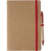 Carnet A5 en carton recyclé Theodore, carnet avec stylo publicidad