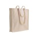 Shopper avec soufflet en canvas 280g/m², anses longues regalo de empresa