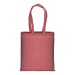 Shopper en coton recyclé 150g/m², effet mélange, anses longues, Tote bag publicidad