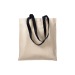 Shopper en coton naturel 220g/m², anses longues colorées regalo de empresa