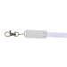 Lanière avec mousqueton avec fonction de câble de recharge avec prise Micro-USB/Lightning, câble de chargement publicidad
