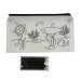 Set de 5 crayons de couleurs à la cire de forme cylindrique, dans un étui en TNT à colori regalo de empresa