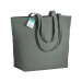 Tote-bag avec soufflet à la base en coton recyclé 280g/m², anses longues, Sac shopping durable publicidad