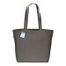 Tote-bag avec soufflet à la base en coton recyclé 280g/m², anses longues, Sac shopping durable publicidad