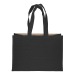 Tote-bag avec soufflet en coton 280g/m², détails en toile de jute, anses longues, Tote bag publicidad