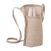 Porte-verre de dégustation en coton recyclé de 150g/m², avec poche et soufflet regalo de empresa