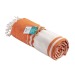Serviette de plage/paréo en coton recyclé 180g/m² regalo de empresa