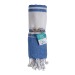 Serviette de plage/paréo en coton recyclé 180g/m², Serviette ou drap de plage publicidad