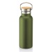 Thermos en acier inoxydable avec double paroi isolante de 500ml avec bouchon en bambou regalo de empresa