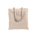 Tote bag en coton/polyester recyclé 180g/m², anses longues, Tote bag publicidad
