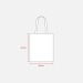 Tote bag en coton/polyester recyclé 180g/m², anses longues, Tote bag publicidad