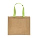 Tote bag en toile de jute, anses longues et soufflet regalo de empresa