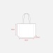 Tote bag en toile de jute, anses longues et soufflet, Tote bag publicidad
