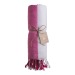 Serviette de plage/Fouta en coton recyclé 180g/m² certifiée GRS, Fouta publicidad