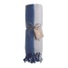 Serviette de plage/Fouta en coton recyclé 180g/m² certifiée GRS, Fouta publicidad