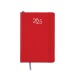 Agenda journalier 2025 avec couverture en PU et bande élastique, agenda publicidad
