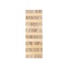 Tour en bois basculante, 54 blocs, avec pochette en coton, jeu de construction publicidad
