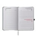 Agenda journalier 2026, couverture rigide en PU thermocollé avec piqûres sur les bords, agenda publicidad