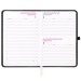Agenda journalier 2026, couverture rigide en PU thermocollé avec piqûres sur les bords, agenda publicidad