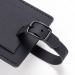 Etiquette de bagage en PU souple. Avec carte intérieure pour le nom et les coordonnées regalo de empresa