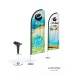 Mini voile 150cm, Beach flag et oriflamme publicidad