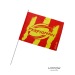 Drapeau de supporter France 64x51cm, drapeau de supporter publicidad