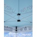 Tente aluminium 4,5x3m, tente  publicidad