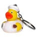 Porte-clés canard cuistot - MBW, porte-clés canard publicidad