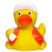 Pato correspondiente trabajador de la construcción regalo de empresa