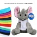 Peluche de animales del zoológico de elefantes de Linus regalo de empresa