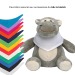 Peluche hippopotame - MBW, peluche publicidad