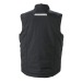 Chaleco softshell de trabajo para hombre con cuello de forro polar., Chaleco o chaqueta sin mangas publicidad