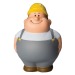 Squeezie Monsieur Bert ouvrier - MBW, personnage et mascotte anti-stress publicidad