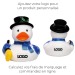 Pato muñeco de nieve invernal regalo de empresa