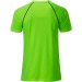 Camiseta de contraste respirable de James, Camisa deportiva transpirable publicidad